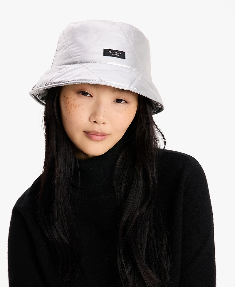 Kate Spade New York Women's Sam Quilted Bucket Hat