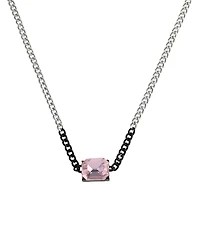Steve Madden Punk Romance Stone Pendant Necklace