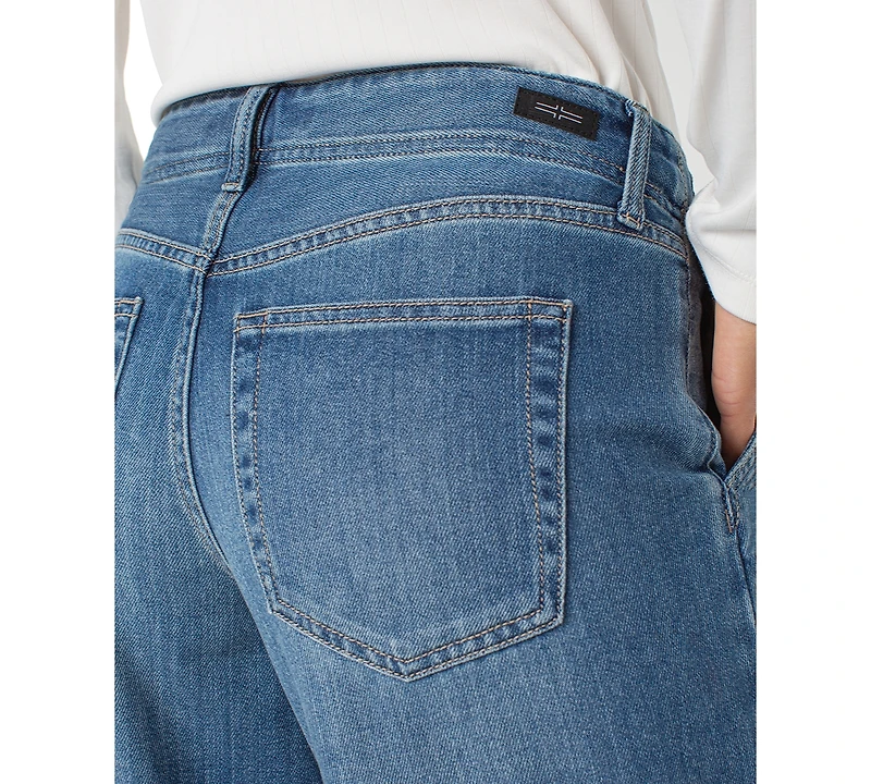 Liverpool Los Angeles Women's Weekender Mid-Rise Wide-Leg Jeans