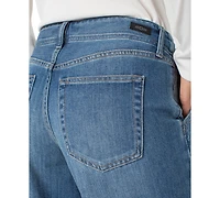 Liverpool Los Angeles Women's Weekender Mid-Rise Wide-Leg Jeans