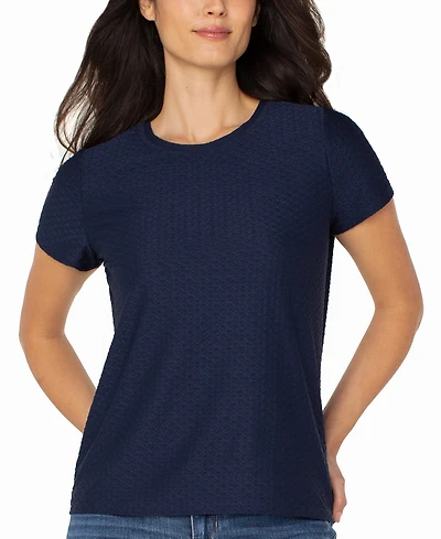 Liverpool Los Angeles Women's Jacquard Crewneck T-Shirt