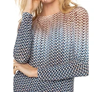 Liverpool Los Angeles Women's Boat-Neck Long-Sleeve Knit
