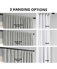 Exclusive Fabrics & Furnishings Signature Blackout Extra Wide Velvet Panel