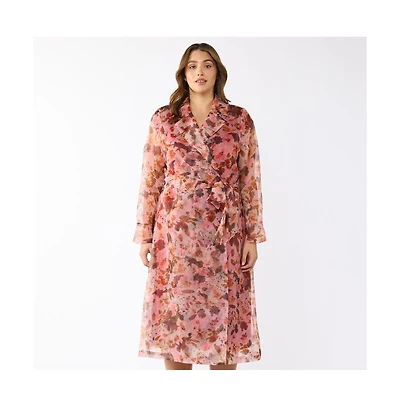 Estelle Atreides Organza Floral Trench