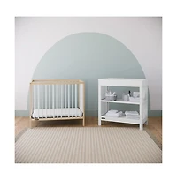 Graco Teddi 4-in-1 Convertible Mini Crib - Natural with White