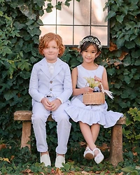 Hope & Henry Boys' Classic Seersucker Suit Jacket, Toddler
