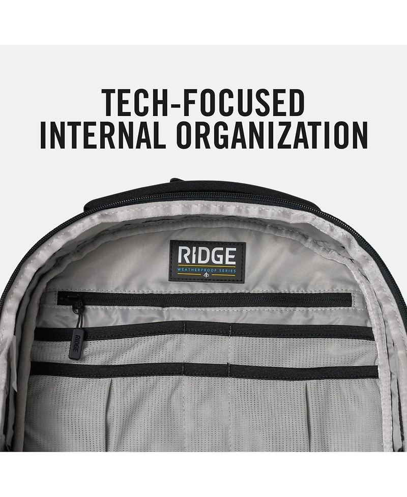 The Ridge Men's Commuter Backpack Pro - Royal Black