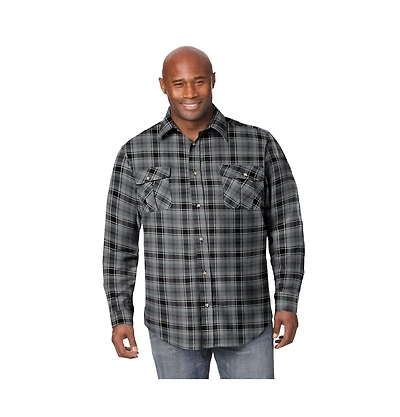 KingSize Tall Signature Plaid Flannel Shirt