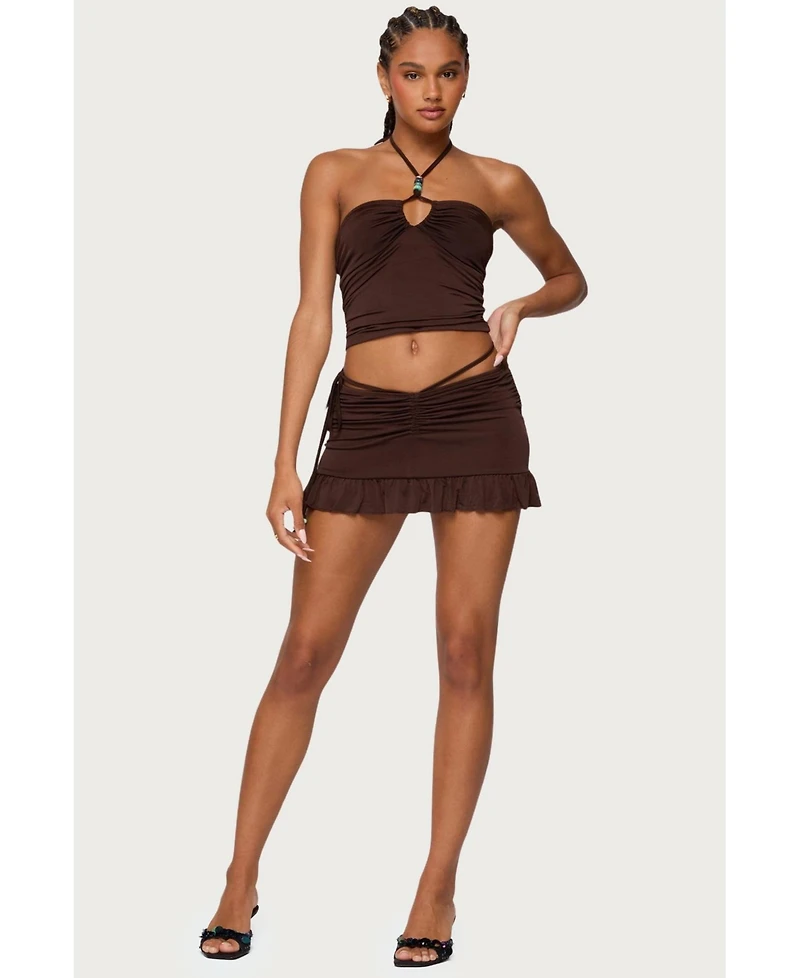 Edikted Women's Koda Bead Halter Top