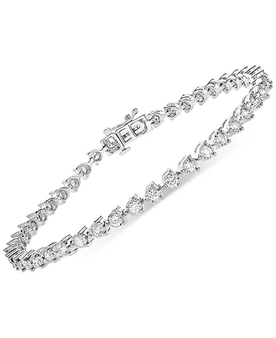 Forever Grown Diamonds Lab Grown Diamond Tennis Bracelet (2 ct. t.w.) in Sterling Silver