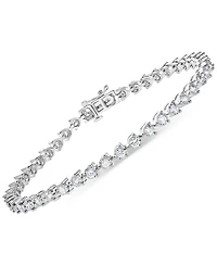 Forever Grown Diamonds Lab Grown Diamond Tennis Bracelet (2 ct. t.w.) in Sterling Silver