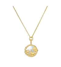 Take Flight Butterfly Pearl Locket Necklace