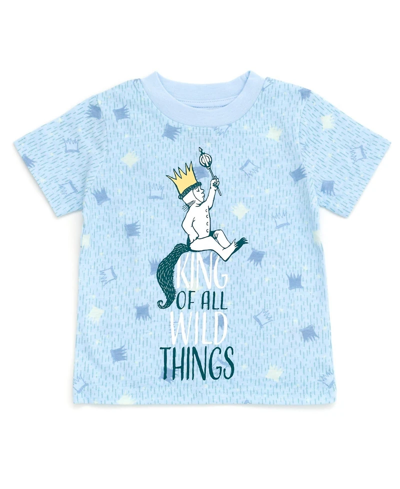Where the Wild Things Are Baby Boys Max Cosplay T-Shirt and Crown