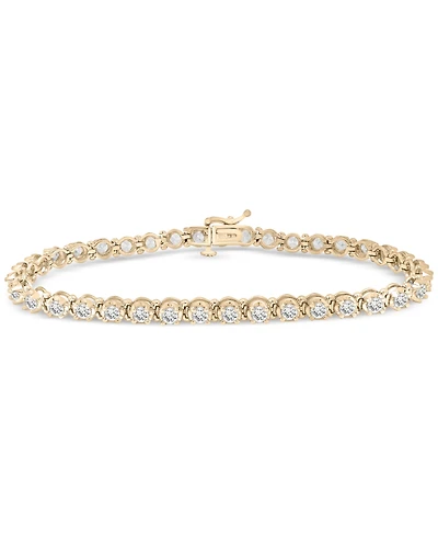 Diamond Bracelet (3 ct. t.w.) 14k White Gold or Yellow Gold, Exclusively at Macy's