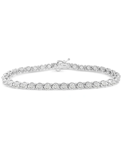 Diamond Bracelet (3 ct. t.w.) 14k White Gold or Yellow Gold, Exclusively at Macy's