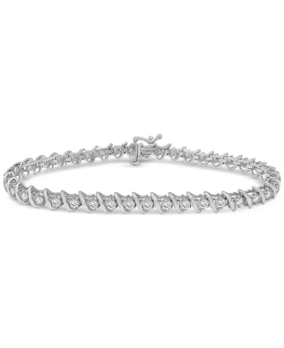 Diamond Twist Bracelet (2 ct. t.w.) 14k White Gold or Yellow Gold, Exclusively at Macy's