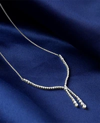 Wrapped in Love Diamond Lariat Necklace (2 ct. t.w.) in 14k White Gold, 16-3/4" + 2" extender, Exclusively at Macy's