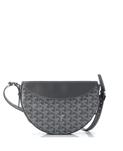 Pre-Owned Goyard Hirondelle Shoulder Bag Coated Canvas and Leather
