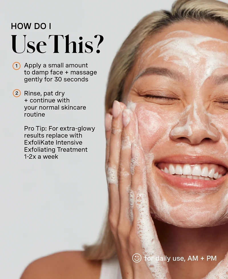 Kate Somerville ExfoliKate Cleanser Daily Foaming Wash, 4 oz.