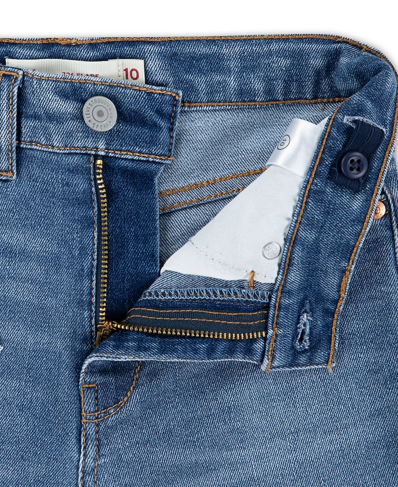 Levi's Big Girls 726 High Rise Star Flared Jeans