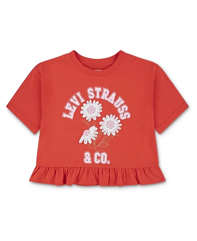 Levi's Big Girls Peplum Flare T-Shirt