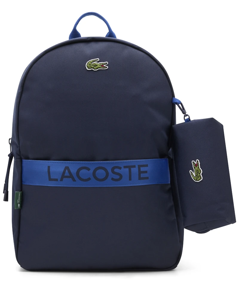 Lacoste Big Kids Pencil Bag Backpack
