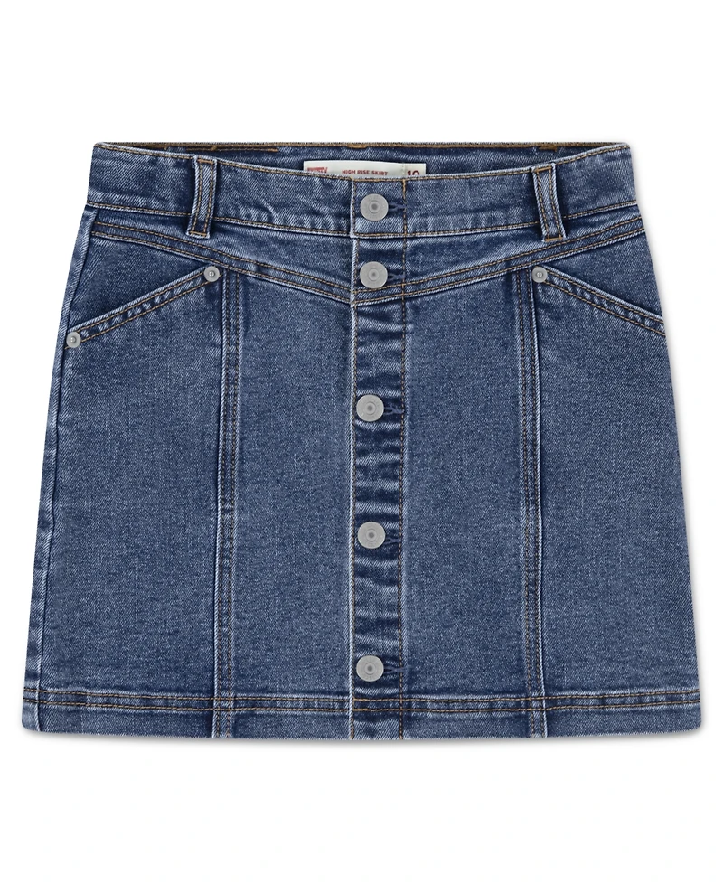 Levi's Big Girls Buttoned Denim Skirt