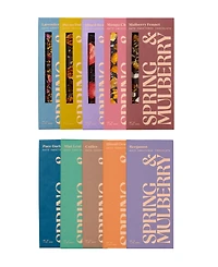 Spring & Mulberry Complete Collection 10-Pack Date-Sweetened Dark Chocolate Bar Gift Set