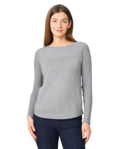 Melissa Paige Womens Boat Neck Long Sleeve Sweater Pxs 3x