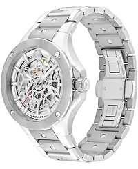 Movado Men's Alta S.e.Swiss Automatic Skeleton Stainless Steel Watch, 43.50mm