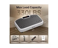 Joroto Vibration Plate Exercise Machine – Full Body Vibrating Platform with Remote Control, 2 Resistance Bands, and 330LBS Weight Capacity for