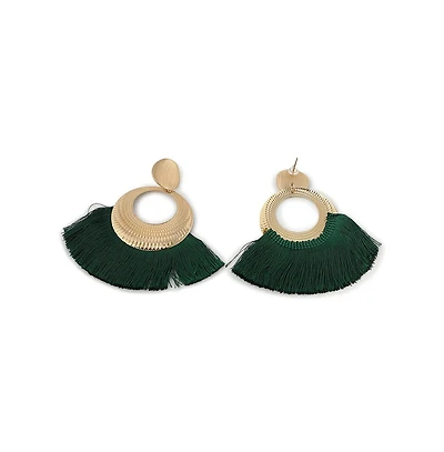 Sohi Women's Tassel Drop Earrings
