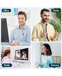 Delton 24EC Usb-c Wired Earbuds with Microphone, Ergonomic In-Ear Design with Ear Hook, Hi-Fi Stereo Sound and In-Line Remote Control, Usb C Earphone