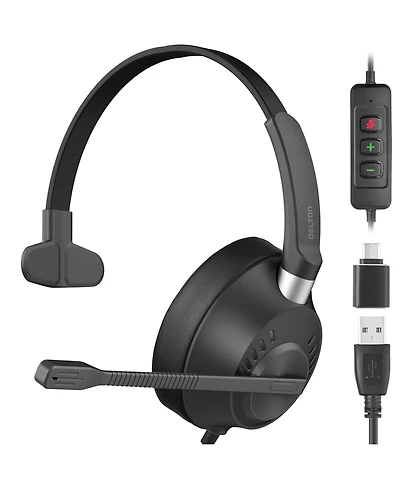 Delton 40Y Usb/Usb-c Mono Headset with Noise Canceling Mic (DWH40YAC)