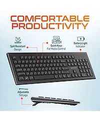 Delton 30x Work Anywhere Bundle: Keyboard, Mouse, Webcam, Headset (DBND4WLS30XREG)