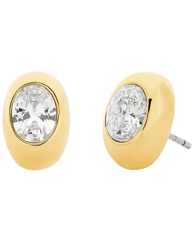 Michael Kors Oval Stone Stud Earrings