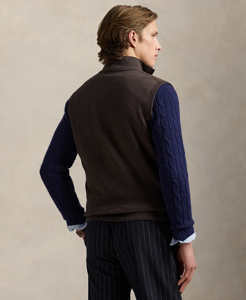 Polo Ralph Lauren Men's Hybrid Full-Zip Sweater Vest