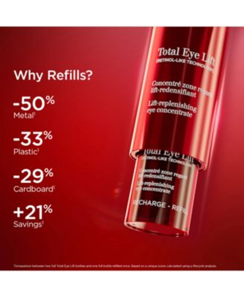 Total Eye Lift Refillable Eye Cream For Firming Wrinkles Dark Circles Puffiness