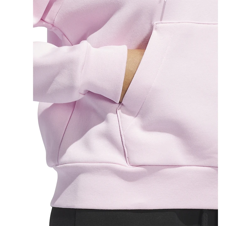 adidas Women's Cotton Hooded Long-Sleeve Hoodie