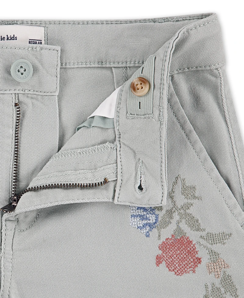abercrombie kids Girls Embroidered Cargo Joggers