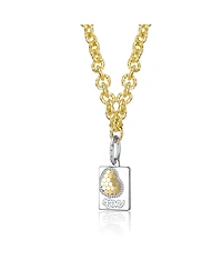 Boundless Love Dog Tag Pendant Necklace