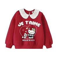 Hello Kitty Toddler and Little Girls 2-Piece Top Denim Skirt Set