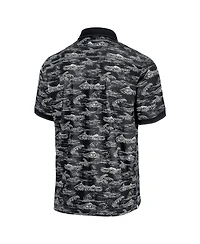 Tommy Bahama Men's Black Texas Longhorns Sport Bay View IslandZone Polo Shirt