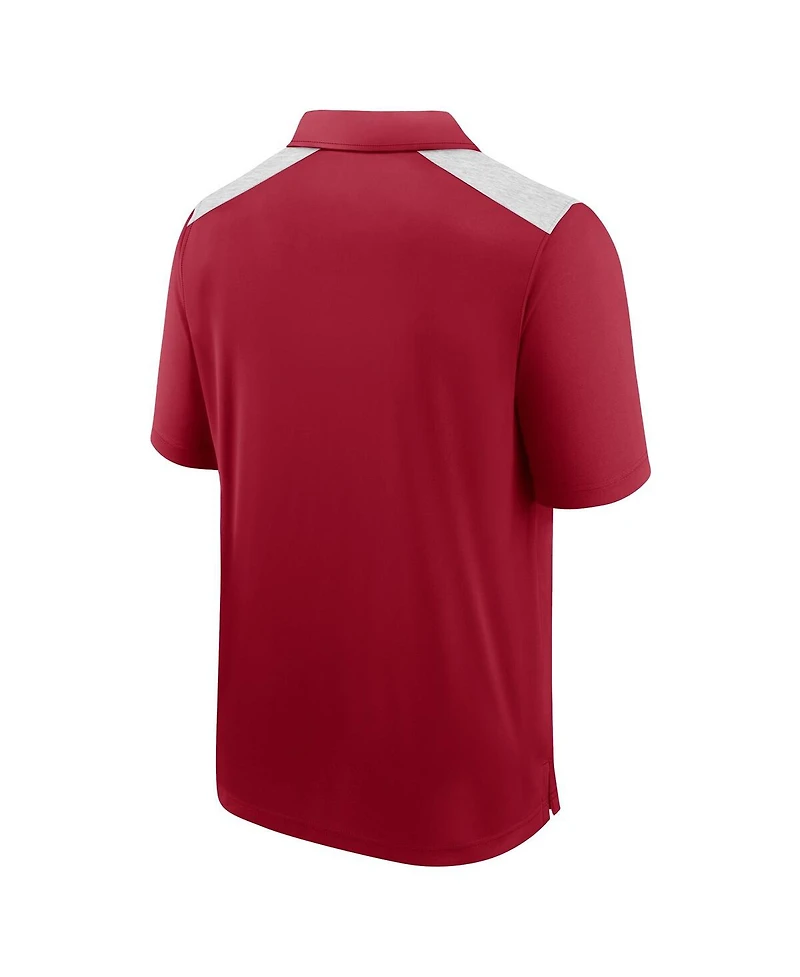 Fanatics Men's Crimson Oklahoma Sooners Star Class Polo Shirt