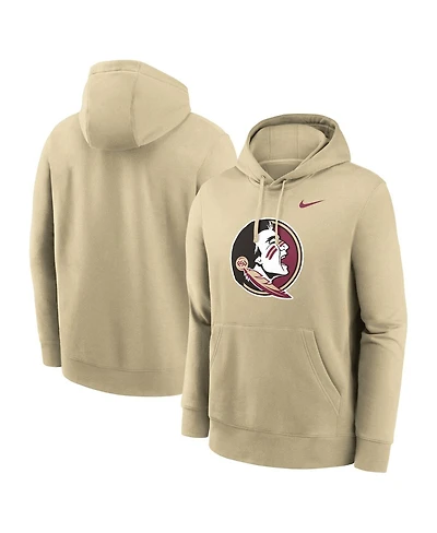 Nike Men's Gold Florida State Seminoles Primetime Club Fleece Pullover Hoodie