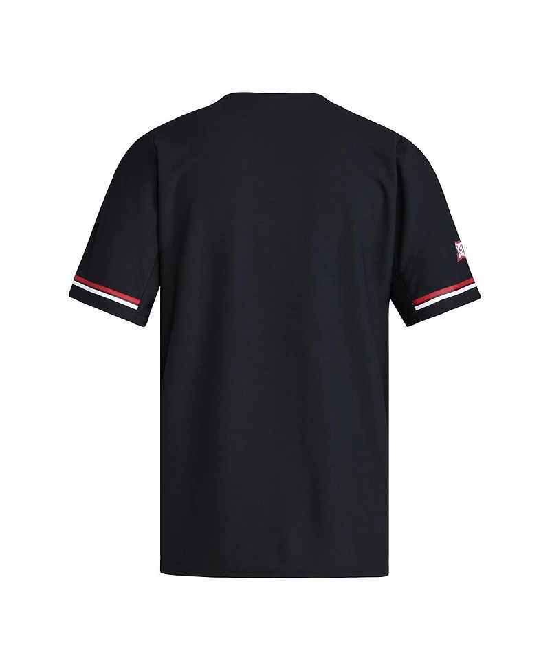 Adidas Men's Black Texas Tech Red Raiders Replica Baseball Jersey