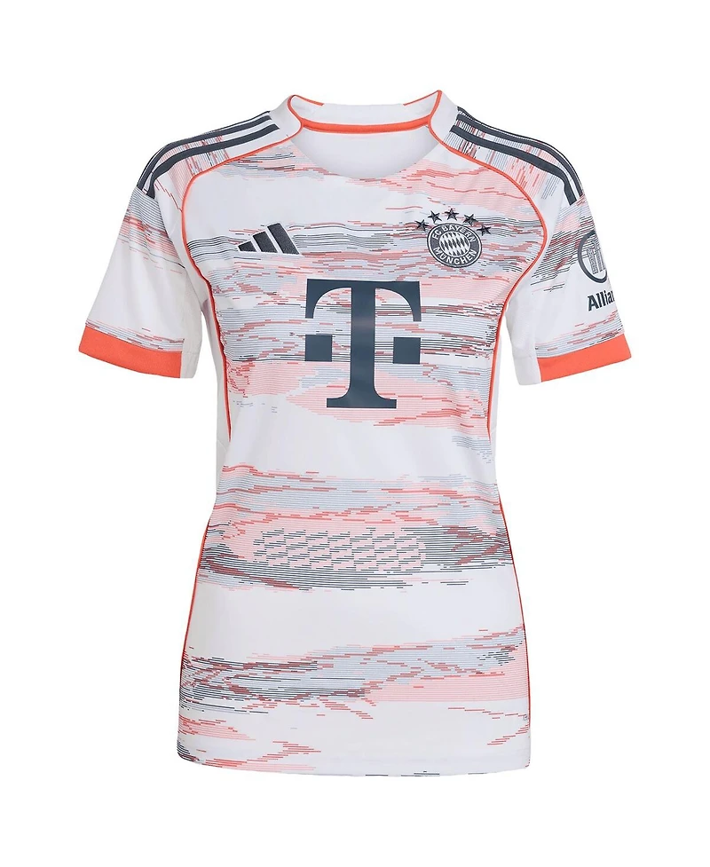 Adidas Women's White Bayern Munich 2025/26 Away Replica Jersey