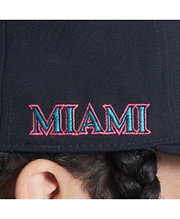 Nike Men's Black Miami Marlins 2025 City Connect Performance Adjustable Hat