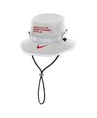 Nike Men's Gray Georgia Bulldogs 2025 Sideline Apex Boonie Bucket Hat