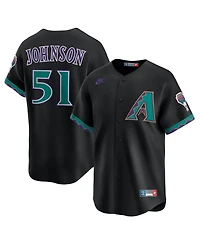 Nike Men's Randy Johnson Black Arizona Diamondbacks Throwback Cooperstown Collection Limited Jersey